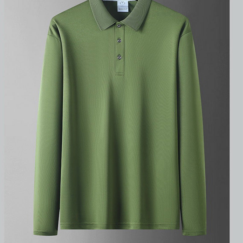 💐 50% RABATT! Herr Enfärgad Topp – Ultramjuk Premiumtyg ☁️🧵