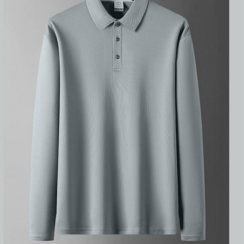 💐 50% RABATT! Herr Enfärgad Topp – Ultramjuk Premiumtyg ☁️🧵