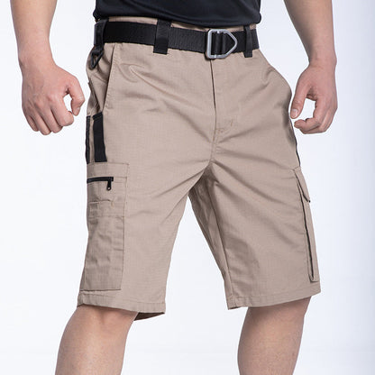 Taktiska cargoshorts med flera fickor för män