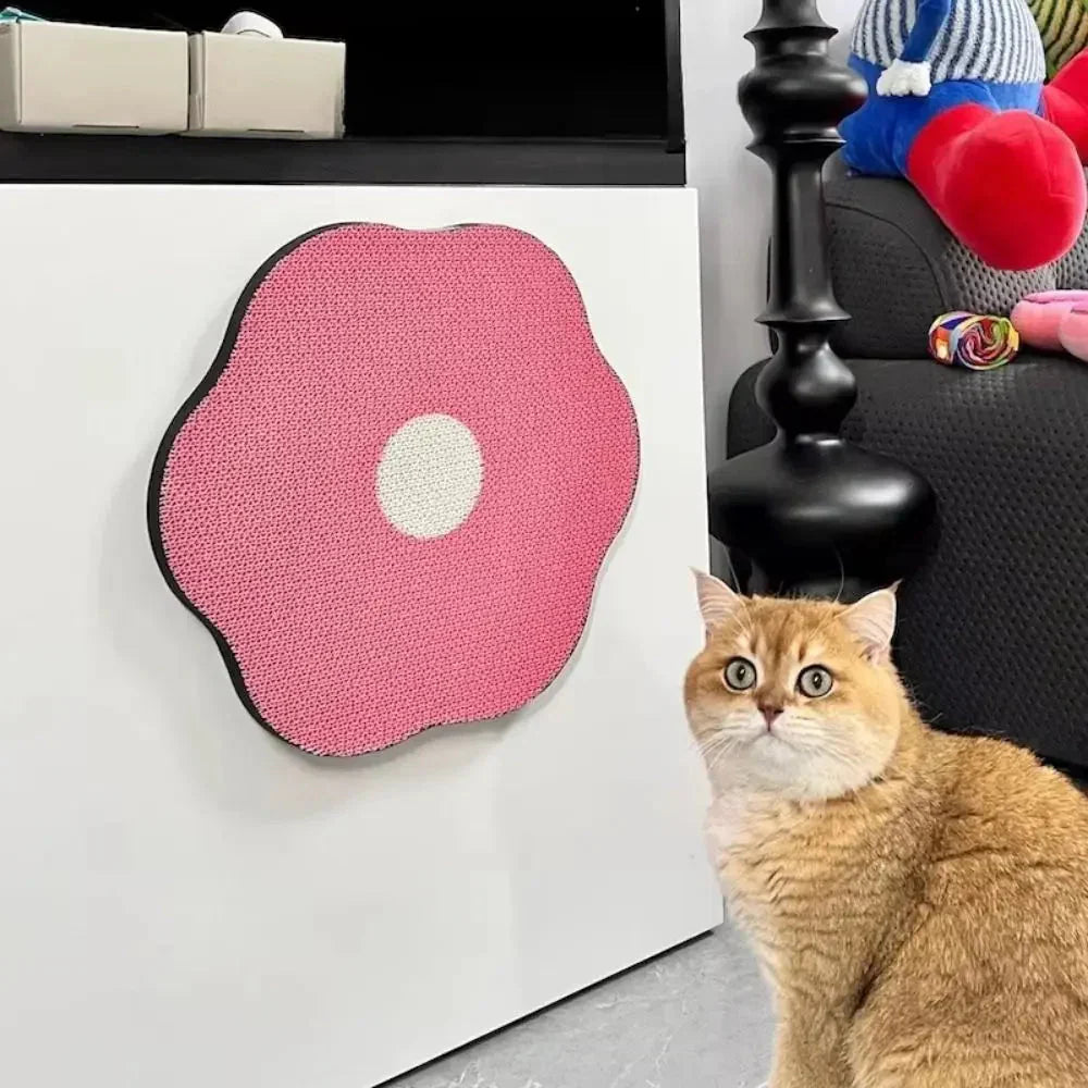 🔥50 % rabatt under en begränsad tid🔥Kreativ väggmonterad klösbräda för katter🐱 i form av en blomma