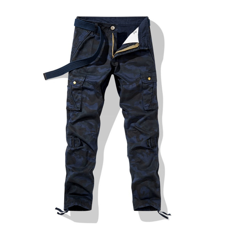 👖 60% RABATT! 🔥 Herr Klassiska Kamouflagemönstrade Cargobyxor – Många Fickor, Bekväm Passform & Perfekt för Utomhusbruk 🏕️