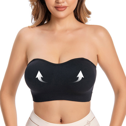 🔥40 % rabatt så länge lagret räcker!🎉Trådlös bandeau-bh för damer med avtagbara axelband