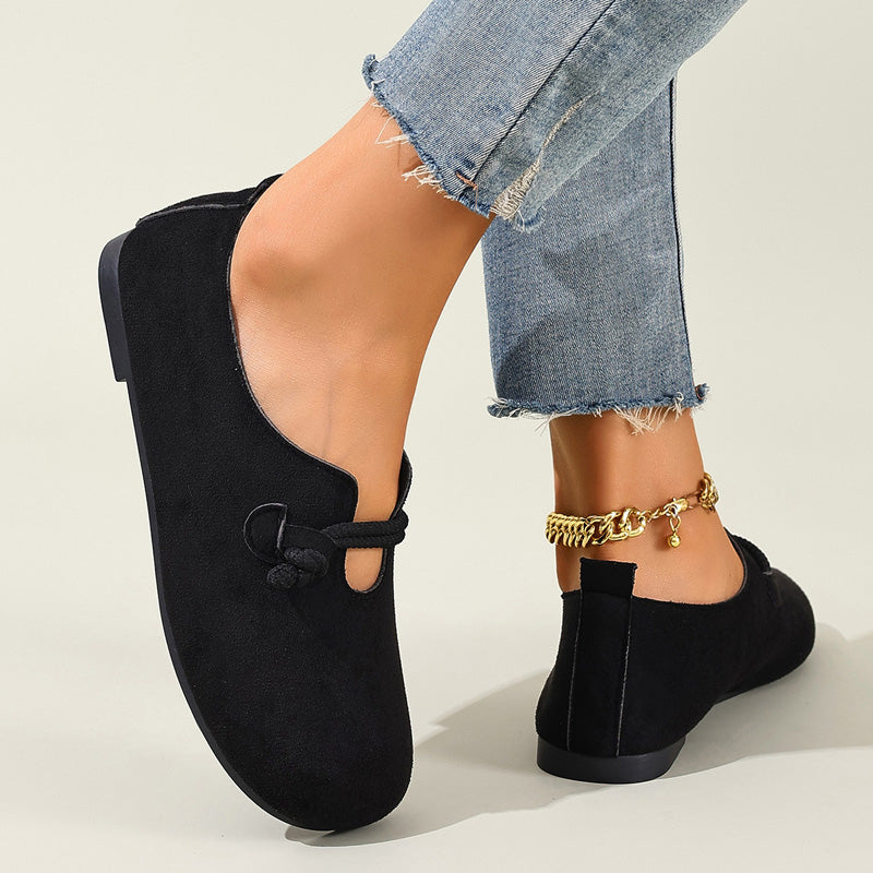👞 50% RABATT! 👡 Bekväma Slip-on Ballerinas i Konstmocka – Mjuka, Andningsbara & Perfekt För Vardagsbruk 🌸