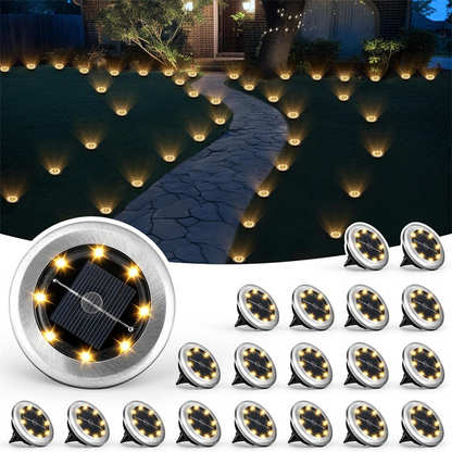 Utomhus Vattentät Solar Ground Light - 2 Pack / Set