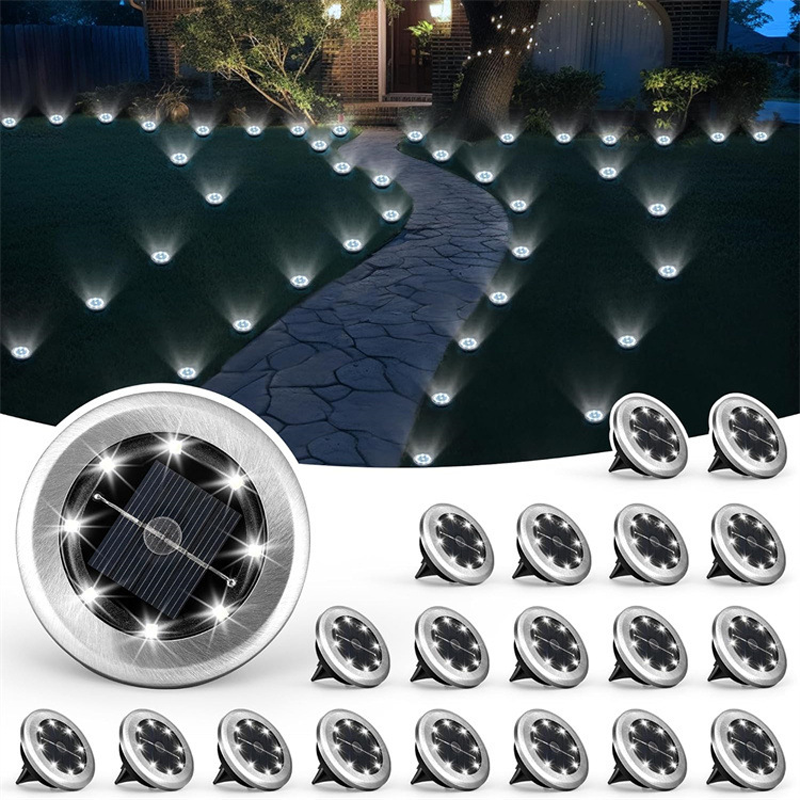 Utomhus Vattentät Solar Ground Light - 2 Pack / Set