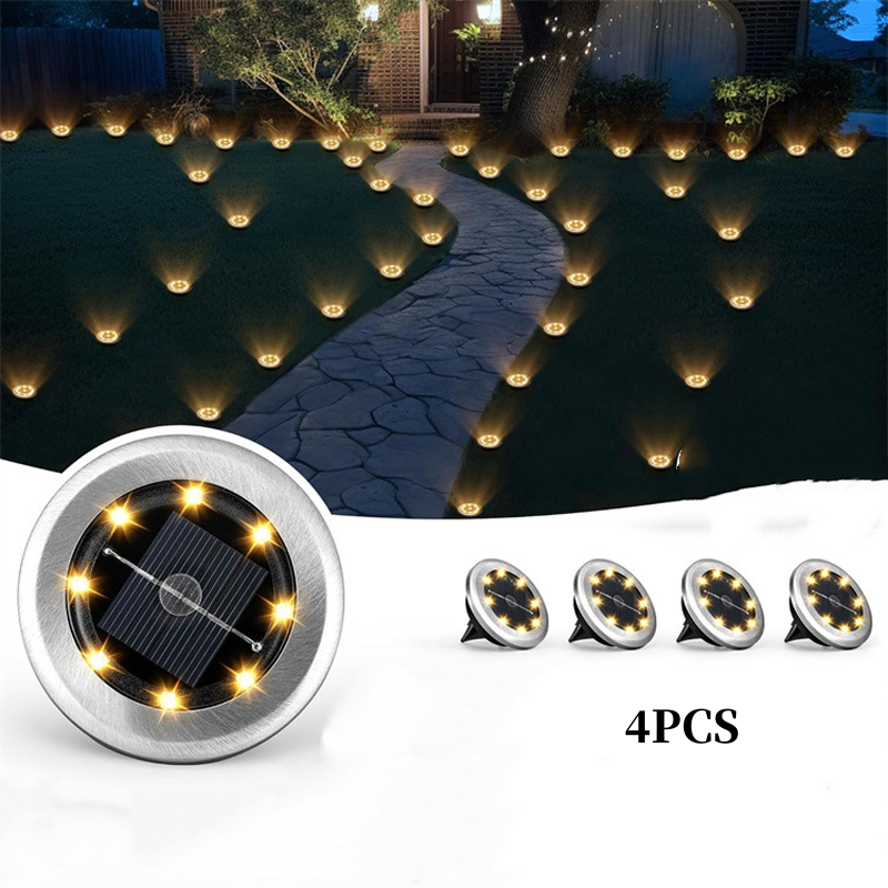 Utomhus Vattentät Solar Ground Light - 2 Pack / Set