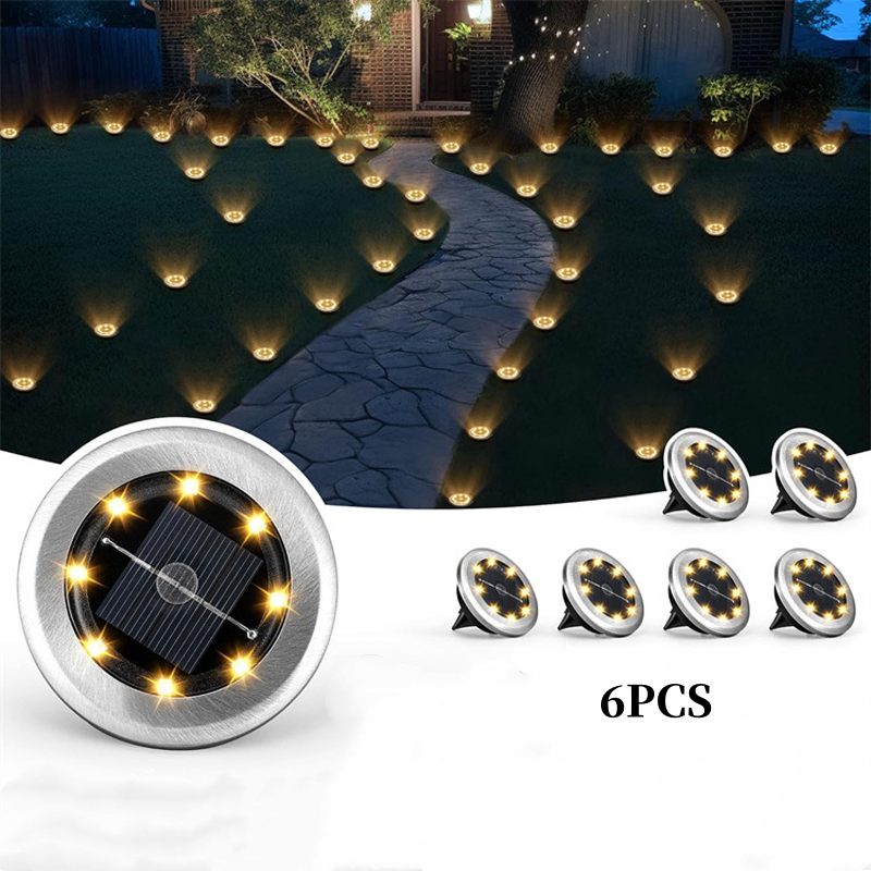 Utomhus Vattentät Solar Ground Light - 2 Pack / Set