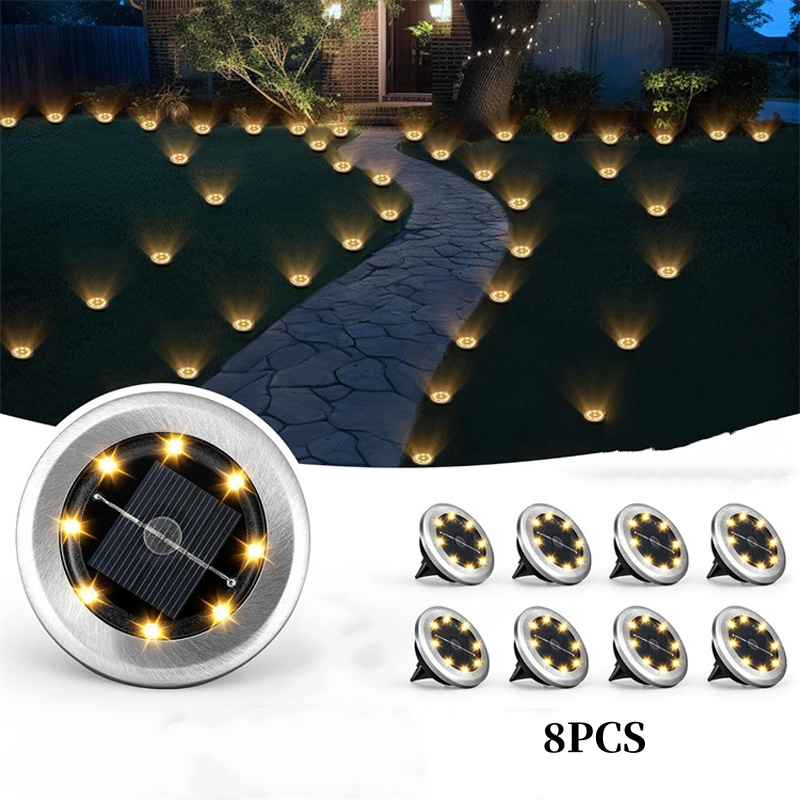 Utomhus Vattentät Solar Ground Light - 2 Pack / Set