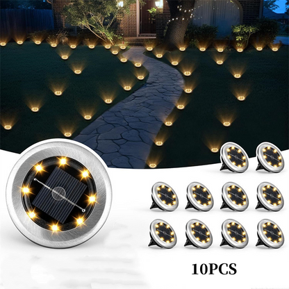 Utomhus Vattentät Solar Ground Light - 2 Pack / Set