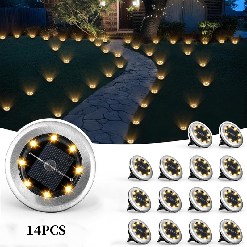 Utomhus Vattentät Solar Ground Light - 2 Pack / Set