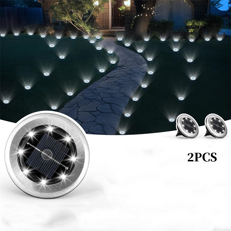Utomhus Vattentät Solar Ground Light - 2 Pack / Set