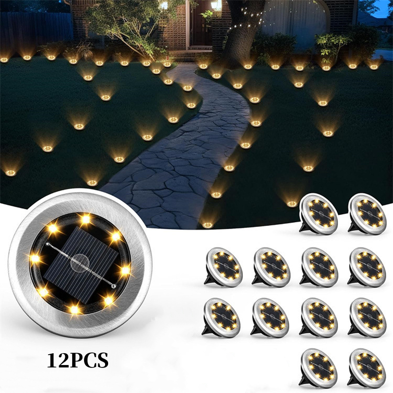 Utomhus Vattentät Solar Ground Light - 2 Pack / Set