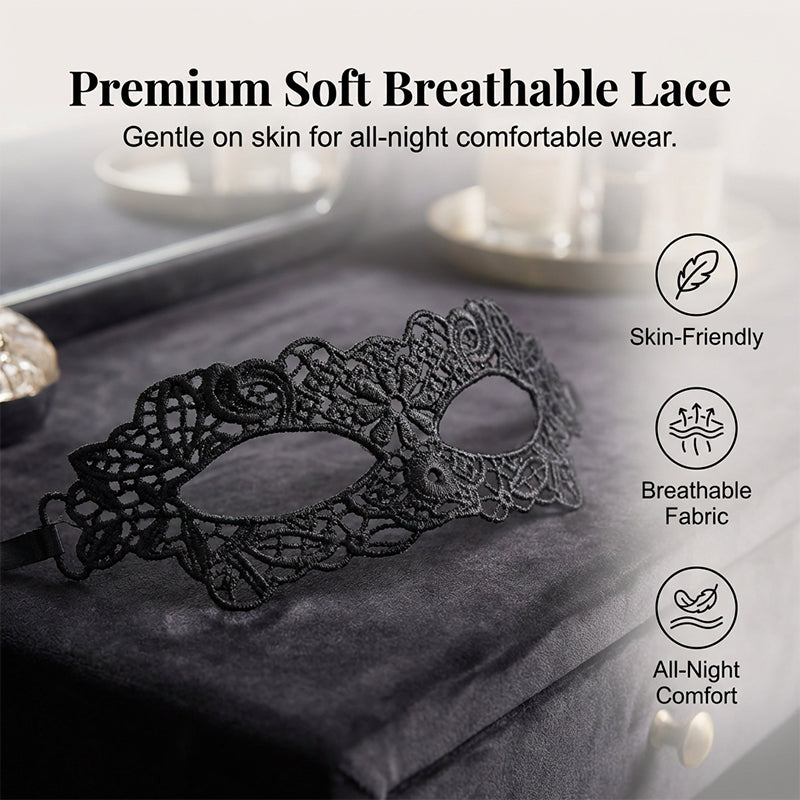Spetsmaskeradmask för eleganta festkvällar