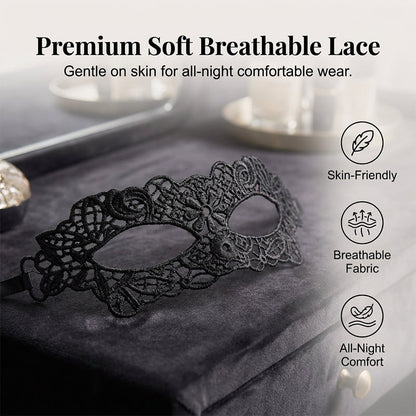 Spetsmaskeradmask för eleganta festkvällar