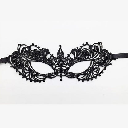 Spetsmaskeradmask för eleganta festkvällar