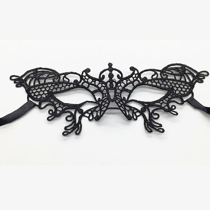 Spetsmaskeradmask för eleganta festkvällar