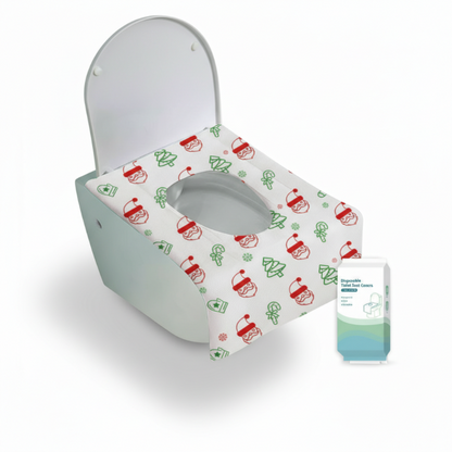 🚽 Ju mer du köper, desto mer får du gratis！✨ Vattentäta Toalettsitsskydd – Hygieniska, Individuellt Förpackade & Halkfria Perfekta För Resor & Vardagsbruk 🧳