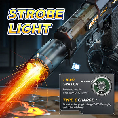 🔥🎁Nyhet 50 % RABATT🔥Elektrisk vattenpistol: Ice Mouse med ficklampa⚡💦🔥