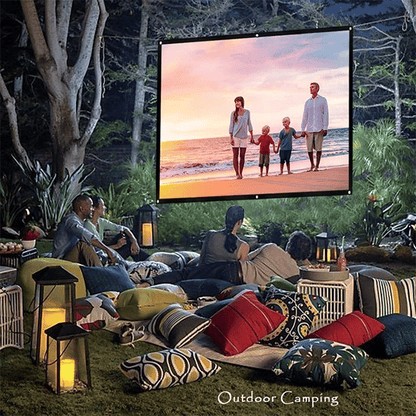 📽️ 50% RABATT! ✨ Bärbar Projektor 4K Anti-Light Hopfällbar Skärm – Lätt, Kompakt & Perfekt För Utomhusbio & Hemmabio 🏠
