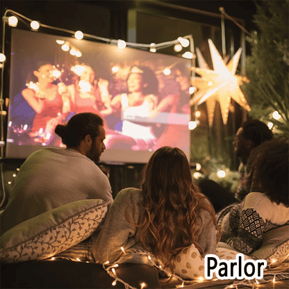 📽️ 50% RABATT! ✨ Bärbar Projektor 4K Anti-Light Hopfällbar Skärm – Lätt, Kompakt & Perfekt För Utomhusbio & Hemmabio 🏠
