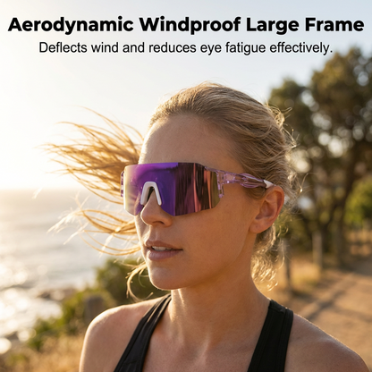 🕶️ 50% RABATT NU! 🚴 Stora Ram UV-Skydd Sportsolglasögon – HD-Syn & Lättviktig Design 🏃