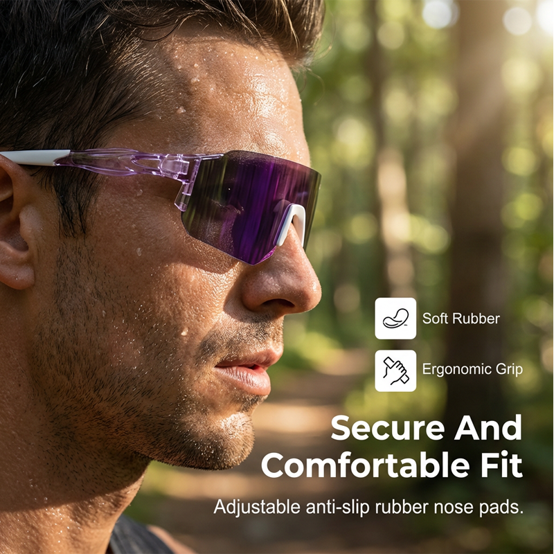🕶️ 50% RABATT NU! 🚴 Stora Ram UV-Skydd Sportsolglasögon – HD-Syn & Lättviktig Design 🏃