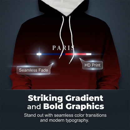 🎁 Nyhet 💥 Herr Gradient Tracksuit - Hätttröja och Joggingbyxor