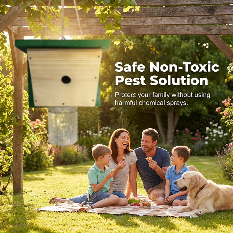 🐝 50% RABATT! 🪤 Återanvändbara Getingfällor för Utomhusbruk – Hängande Design, Effektiv & Perfekt För Trädgård & Uteplats 🌿