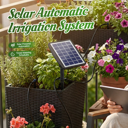 Solenergipowered automatisk droppvattensystem