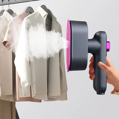👕 50% RABATT! 💨 Bärbart Miniångstrykjärn – 90° Roterande, Titanplatta & Perfekt För Resor & Snabbstrykning 🧳
