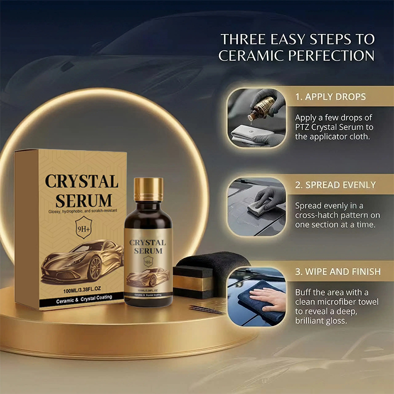 Kit för keramisk bilbeläggning – Crystal Serum