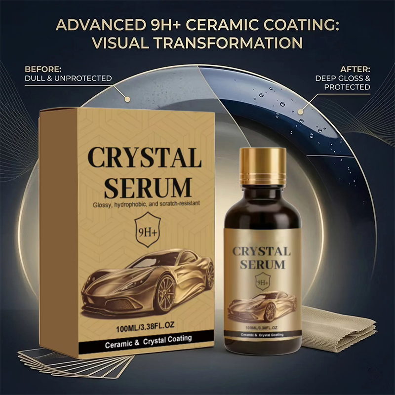 Kit för keramisk bilbeläggning – Crystal Serum