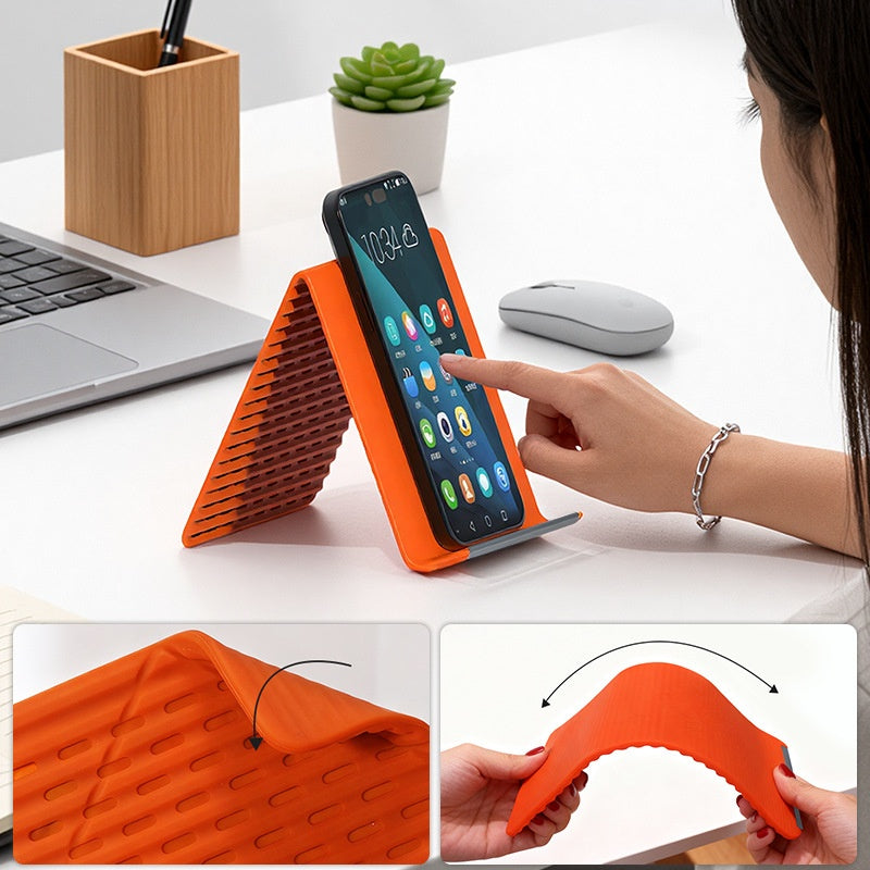 📱 50 % RABATT NU! 🔄 Flexibelt stativ med justerbar aluminiumkärna – halkfri, bärbar & kompatibel med flera enheter – perfekt för mobil, surfplatta och laptop 💻