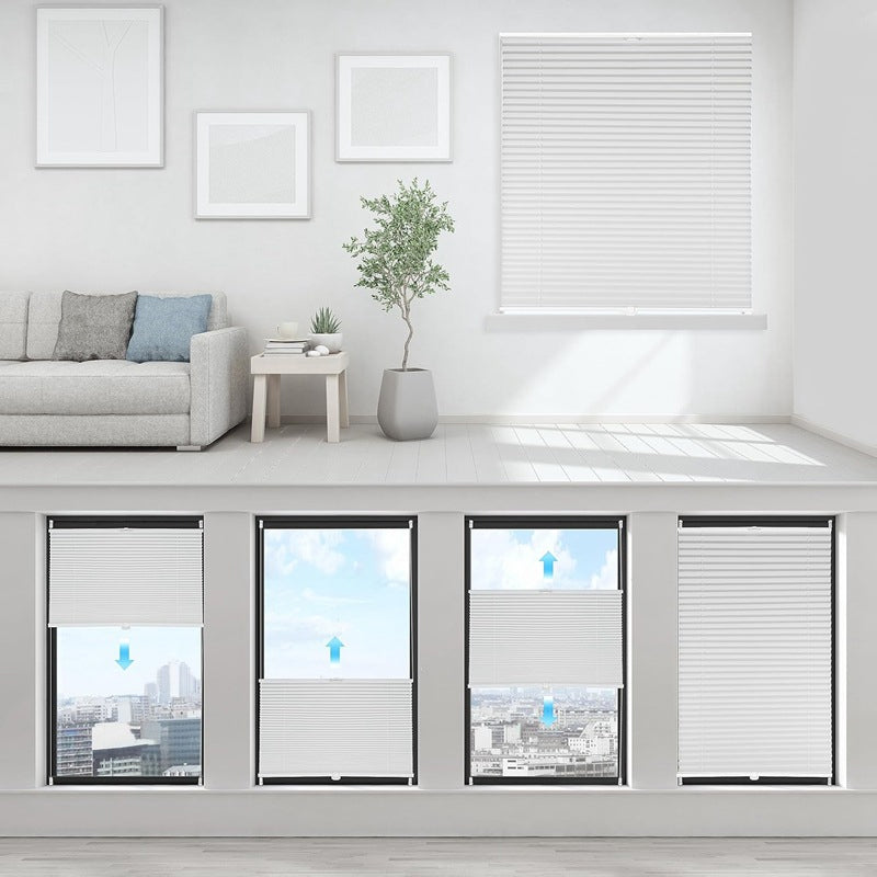 Plisségardiner med upp- och nedrullning