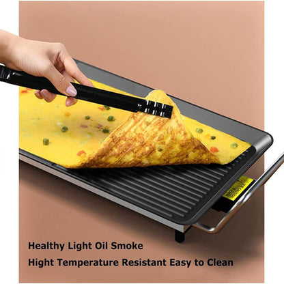 Elektrisk grill med dubbla matlagningszoner