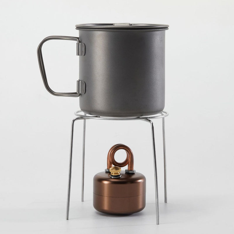 Mini självtrycksatt spritkök för camping utomhus