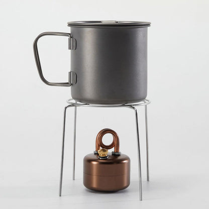 Mini självtrycksatt spritkök för camping utomhus
