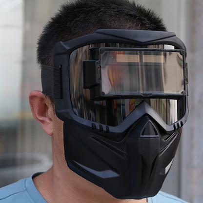 🌞50 % rabatt🛡️Revolutionerande 2-i-1-svetsmask med automatisk ljusreglering – avtagbara svetsglasögon med True Color-teknik – taktisk säkerhetsdesign – lämplig för precisionssvetsning