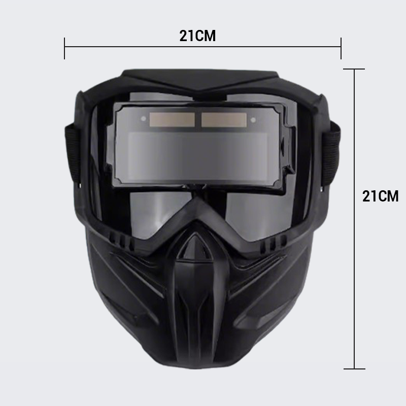 🌞50 % rabatt🛡️Revolutionerande 2-i-1-svetsmask med automatisk ljusreglering – avtagbara svetsglasögon med True Color-teknik – taktisk säkerhetsdesign – lämplig för precisionssvetsning