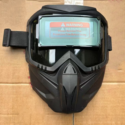 🌞50 % rabatt🛡️Revolutionerande 2-i-1-svetsmask med automatisk ljusreglering – avtagbara svetsglasögon med True Color-teknik – taktisk säkerhetsdesign – lämplig för precisionssvetsning