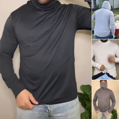 Lätt, snabbtorkande huvtröja för män med UV-skyd