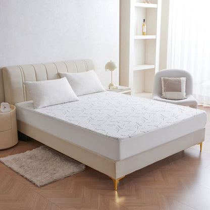 🌿 50 % RABATT NU! 🛏️ Bambufiber vattentät madrasskydd – andningsbart, allergivänligt & tyst för en ren sovmiljö 💤