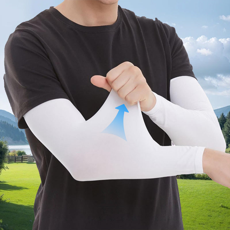 🧤 50% RABATT! ☀️ Sportiga Kylande Kompressionärmar med UV-skydd – Svala, Skyddande & Perfekt För Utomhussport 🏃‍♂️