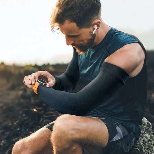 🧤 50% RABATT! ☀️ Sportiga Kylande Kompressionärmar med UV-skydd – Svala, Skyddande & Perfekt För Utomhussport 🏃‍♂️