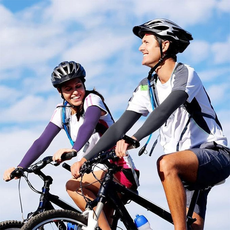 🧤 50% RABATT! ☀️ Sportiga Kylande Kompressionärmar med UV-skydd – Svala, Skyddande & Perfekt För Utomhussport 🏃‍♂️