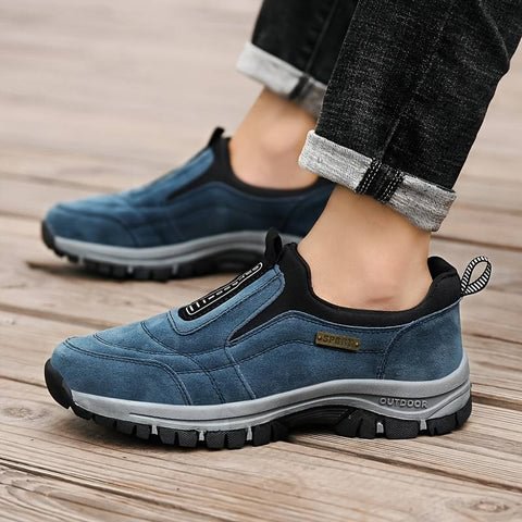 👟 50% RABATT NU! 🚶‍♂️ Herrskor för Promenader – Bekväm Passform, Halkfri Sula & Perfekt För Dagliga Promenader 🏃