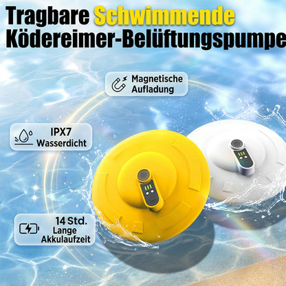 🐟50% RABATT!💨  Mobil luftpump för Ködereimer – svämmande, återladdbar, kraftfull och tyst, perfekt för fiskare på väg 🔋⚡  Håll köderna friska – utan kabel, utan stress.