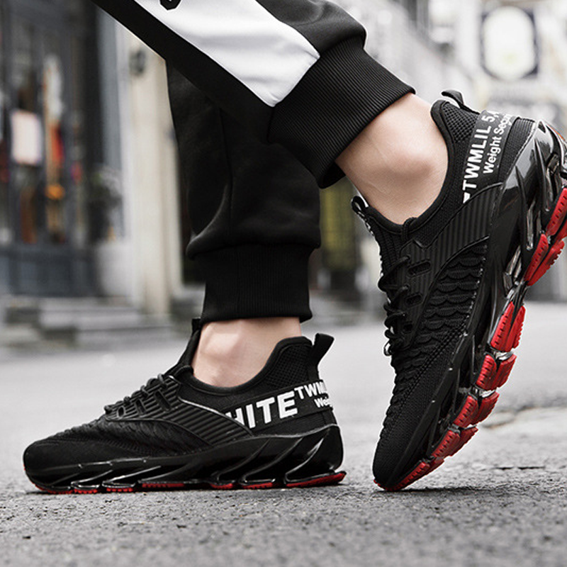 👟 50% RABATT! 🏃 Herr Bekväma Andningsbara Sneakers – Lätt, Stötdämpande & Perfekt För Vardag & Träning 💪