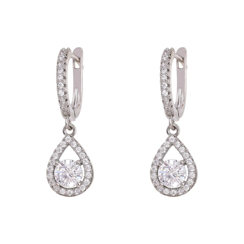 🔥50 % RABATT! 🔥Eleganta Droppformade Dangle Hoop Örhängen