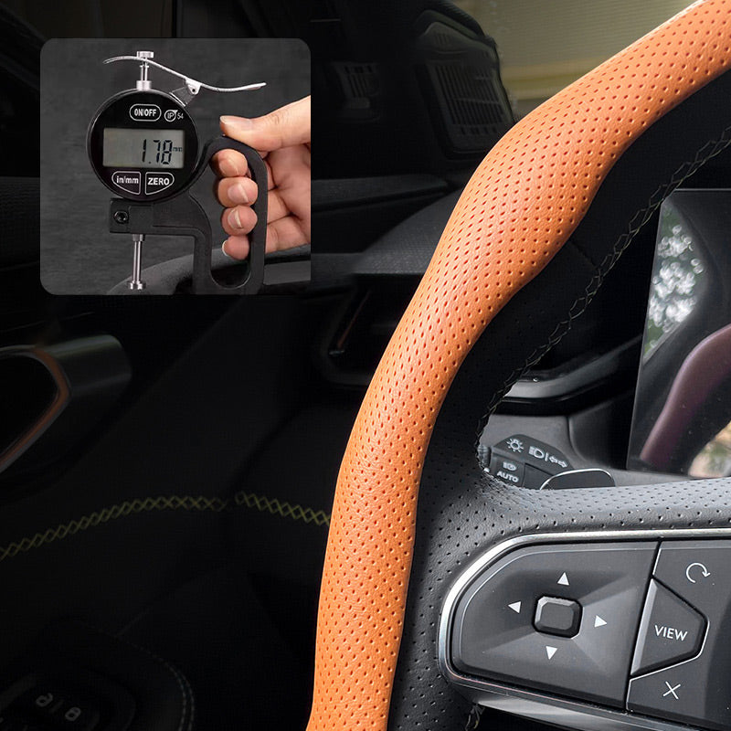 🚗 60% RABATT! 🧤 Andningsbar Halkfri Ultratunn Rattmuff – Bekväm, Greppförbättrande & Perfekt För Alla Väderförhållanden 🌧️